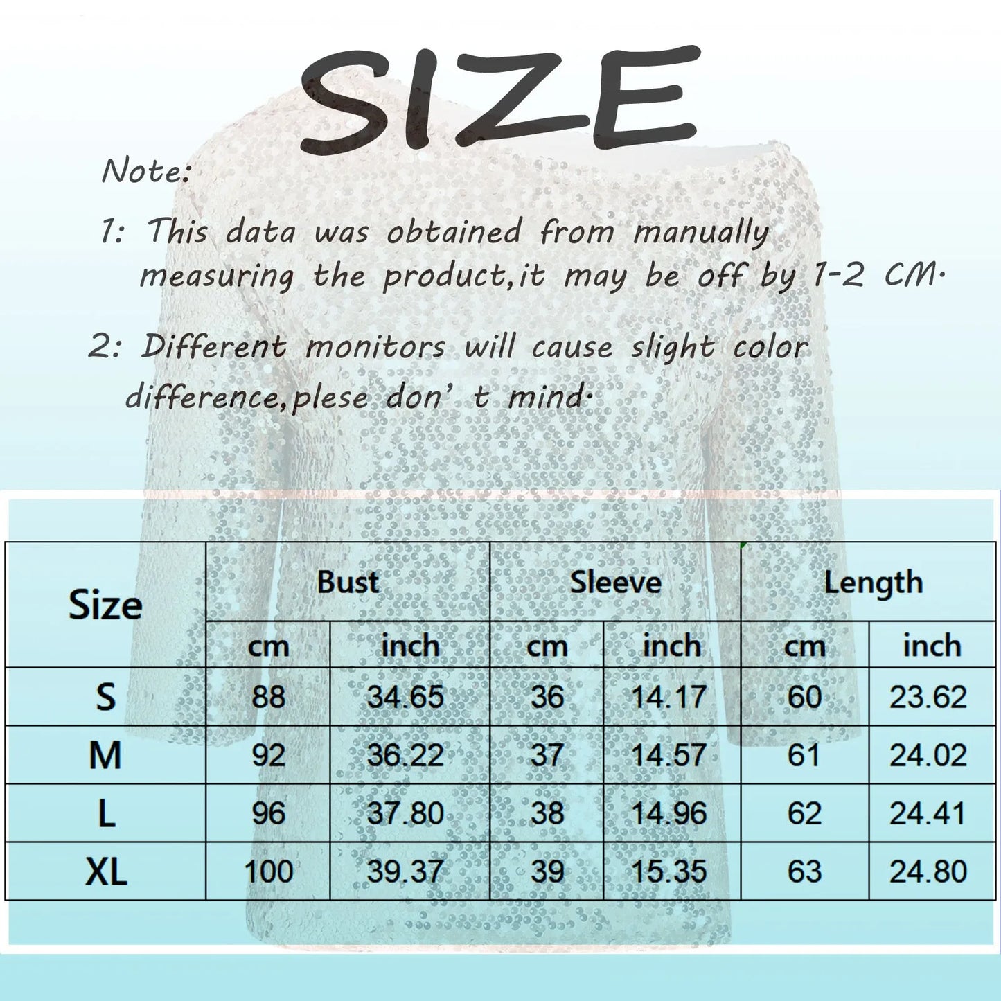 Women's Short-Sleeve Sequin Slim-Fit T-Shirt