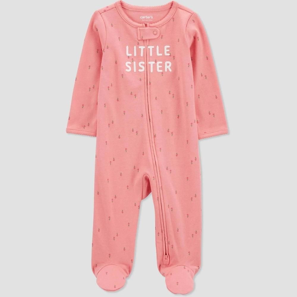 Carter's Just One You® Baby Girls' Floral Little Sister Sleep N' Play - Sz 9mo