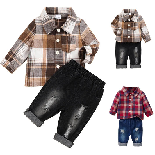 Baby Boys' Plaid Pants