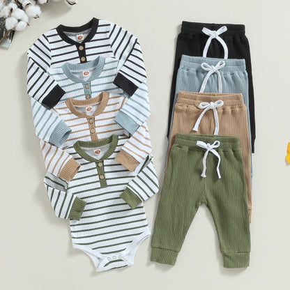 Baby Boys' Long-Sleeve Onesie and Pants