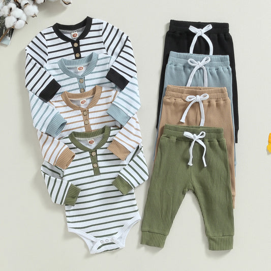 Baby Boys' Long-Sleeve Onesie and Pants