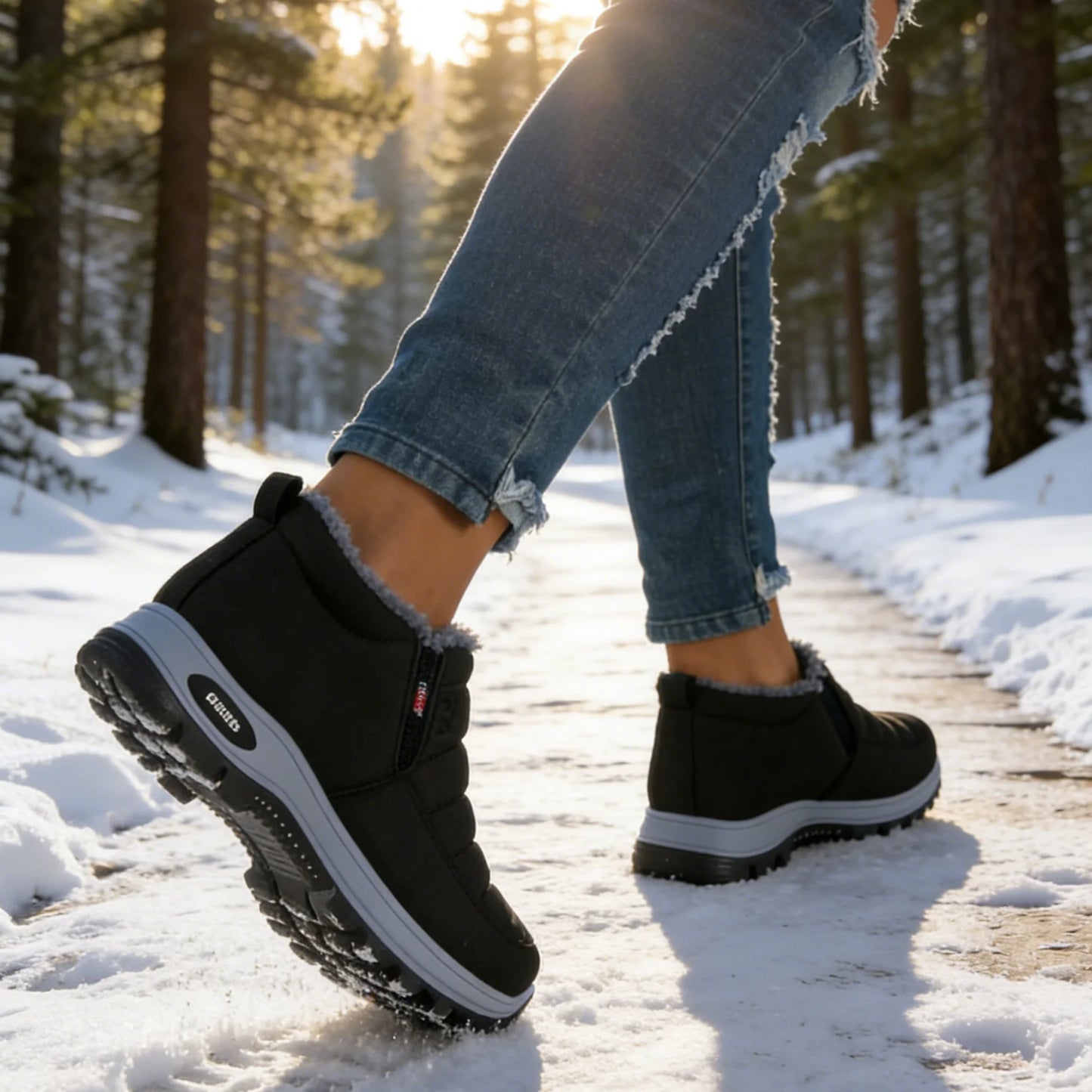 Women's Platform Waterproof Plush Shoes