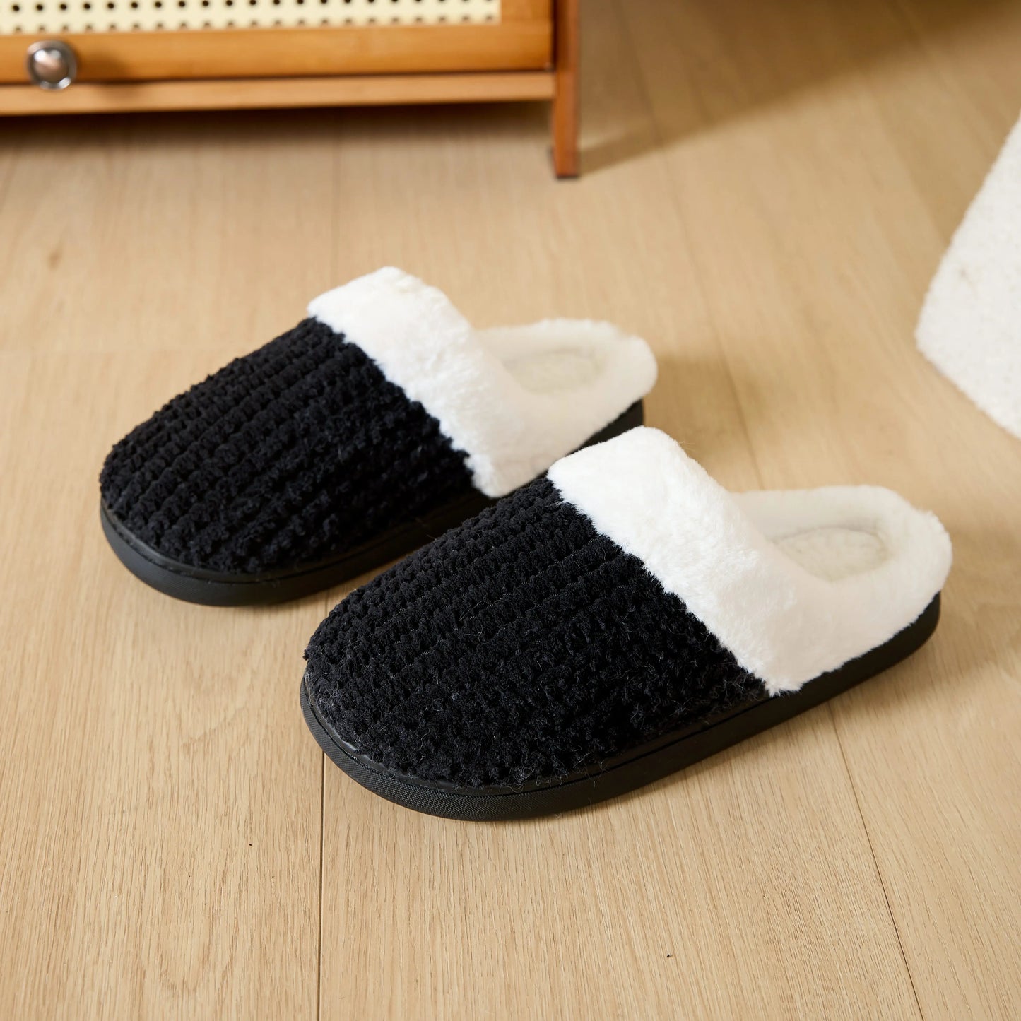 Plush Anti-slip Cotton Slippers