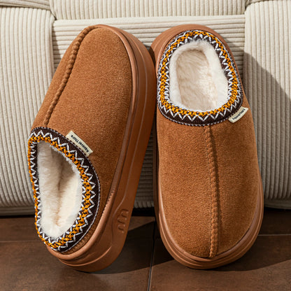 Men's Plush Anti-slip Slippers