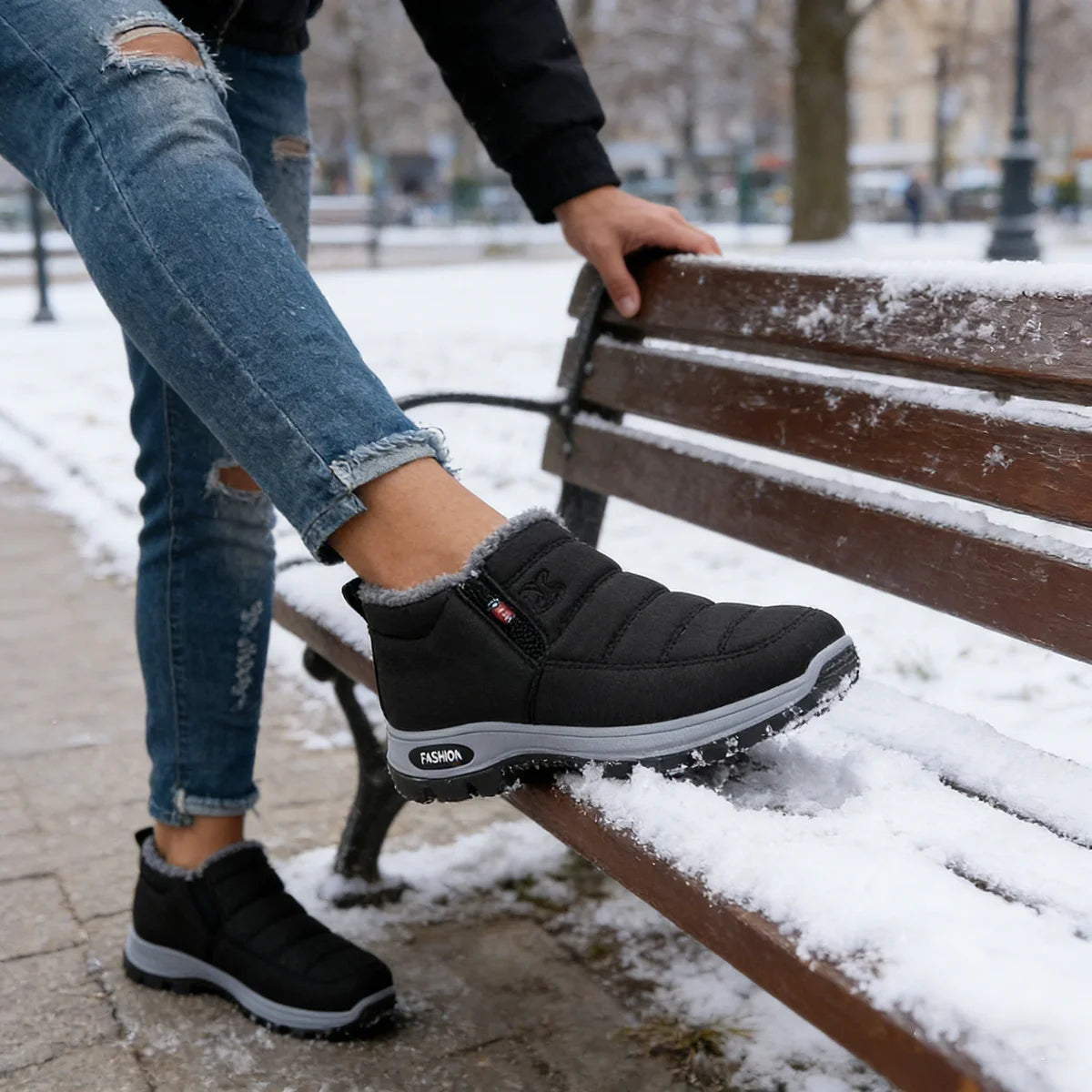 Women's Platform Waterproof Plush Shoes