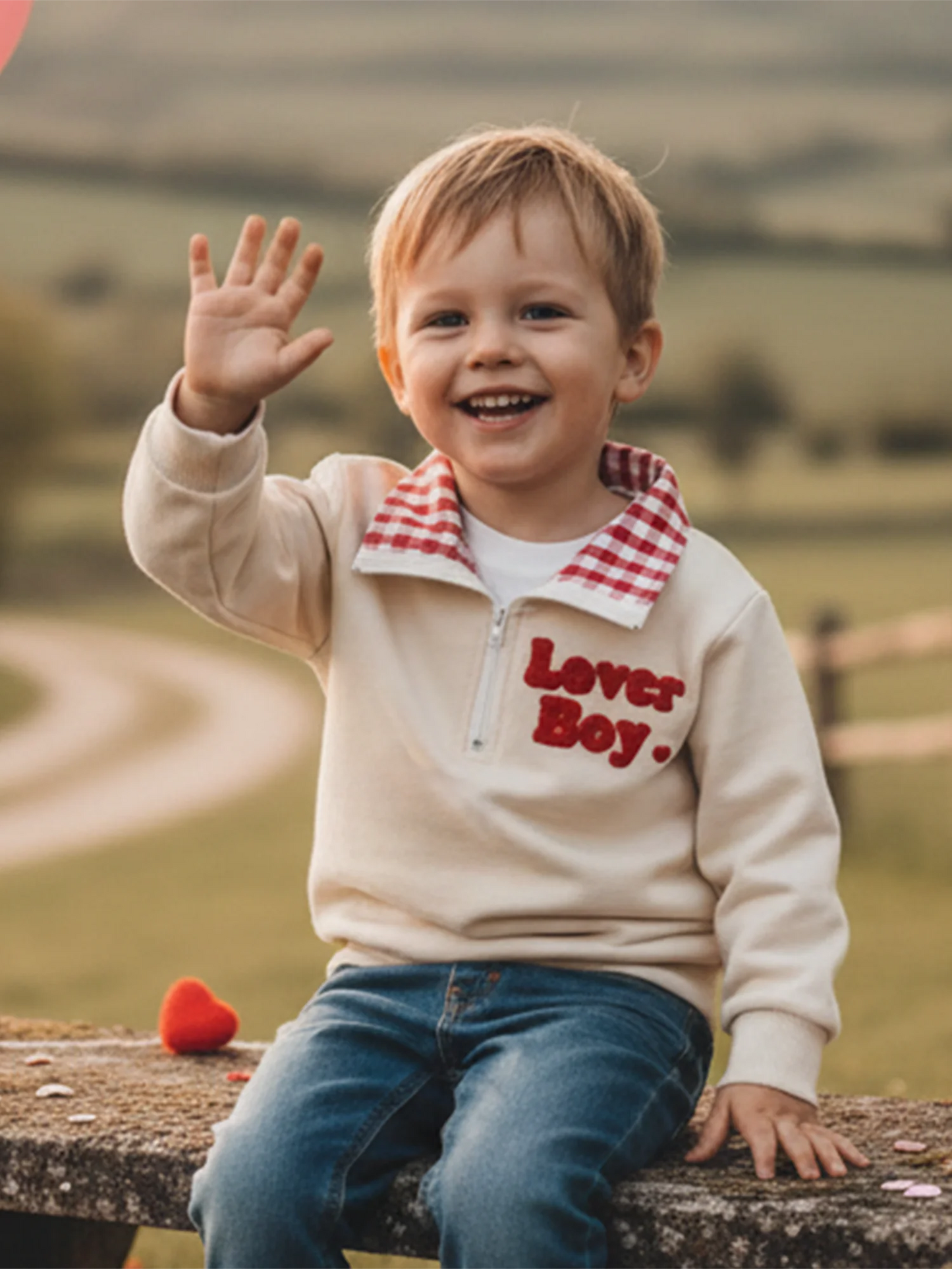 Baby Boys' Valentine's Plaid Sweatshirt