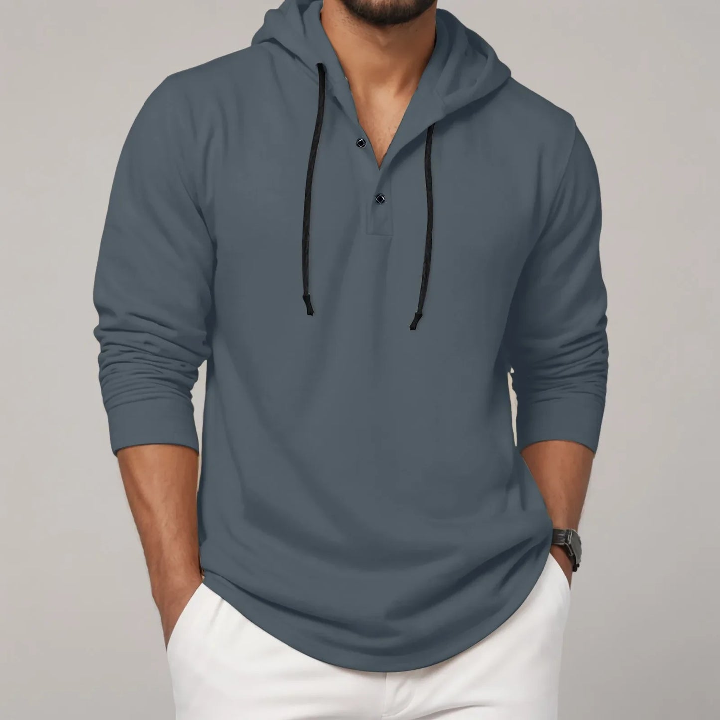 Men's Long-Sleeve Hoodie