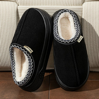 Men's Plush Anti-slip Slippers