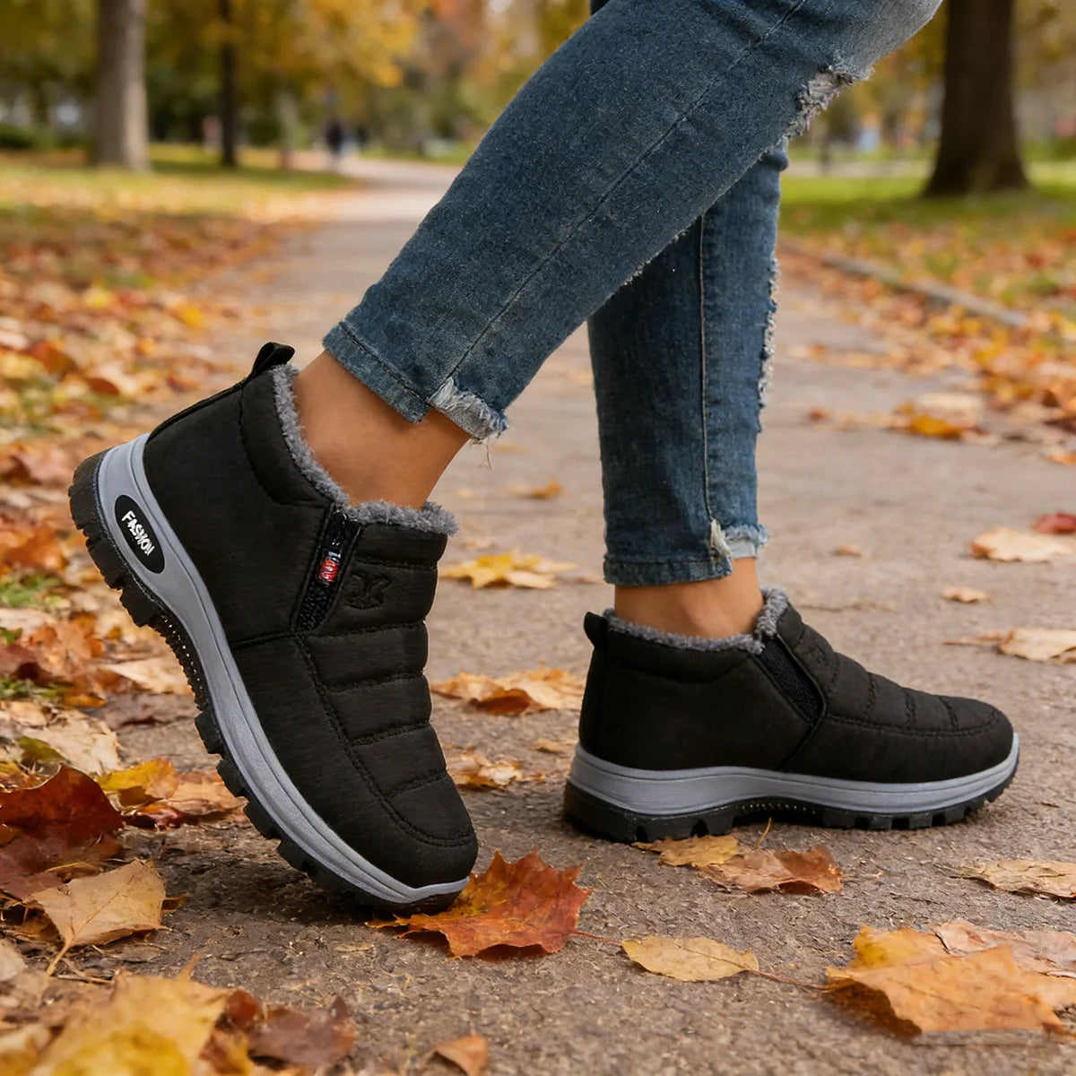 Women's Platform Waterproof Plush Shoes