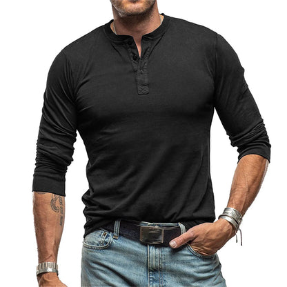 Men's Long-Sleeve Henley