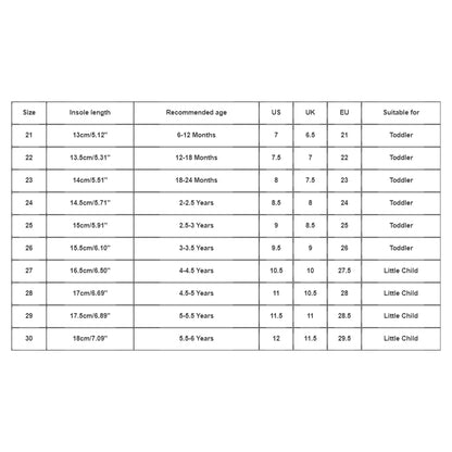 Kids Boys' Breathable Non-slip Sneakers