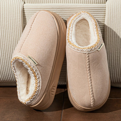 Men's Plush Anti-slip Slippers