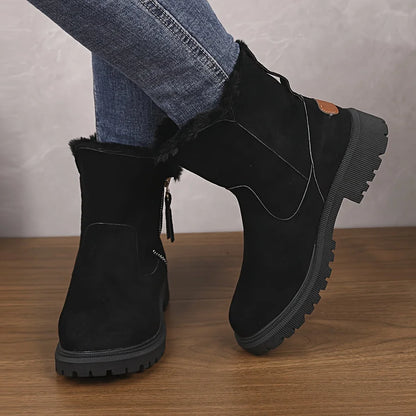 Fleece-lined Plush Non-slip Boots