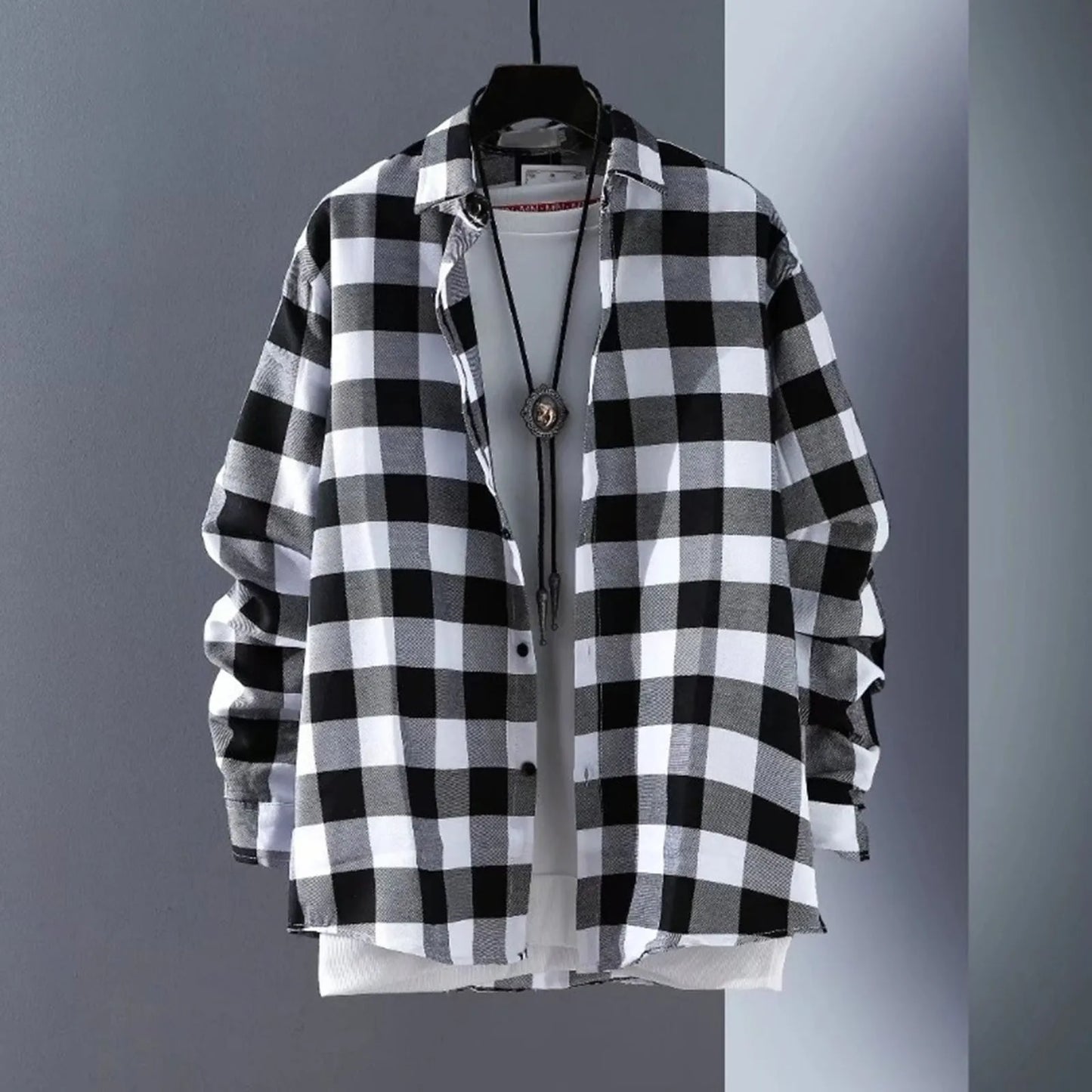 Men's Plaid Overshirt