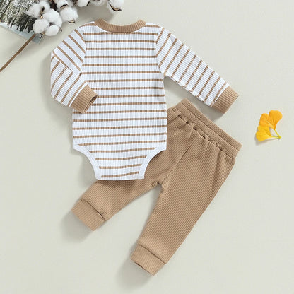 Baby Boys' Long-Sleeve Onesie and Pants