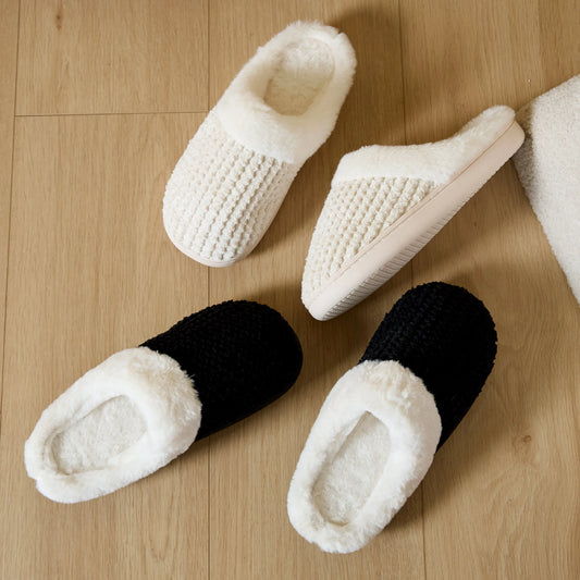 Plush Anti-slip Cotton Slippers