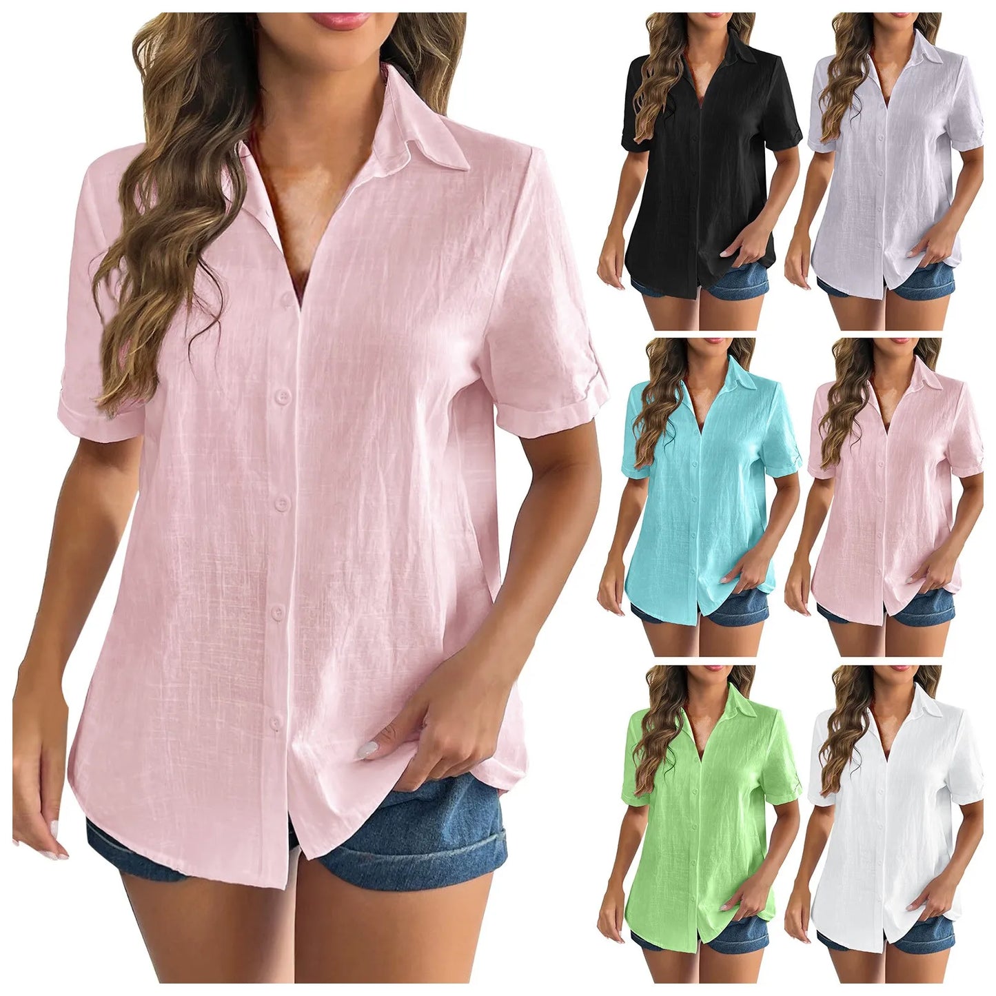 Women's Button-up Light Shirt