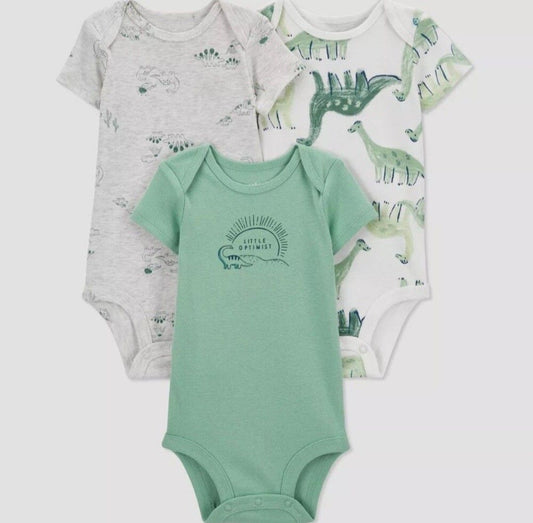 Carter's Dino Onesie Set - Sz 3mo
