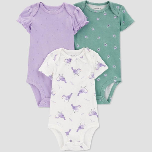 Carter's Just One You® Baby Girls' 3pk Short Sleeve Bodysuit - Sz 24Mo