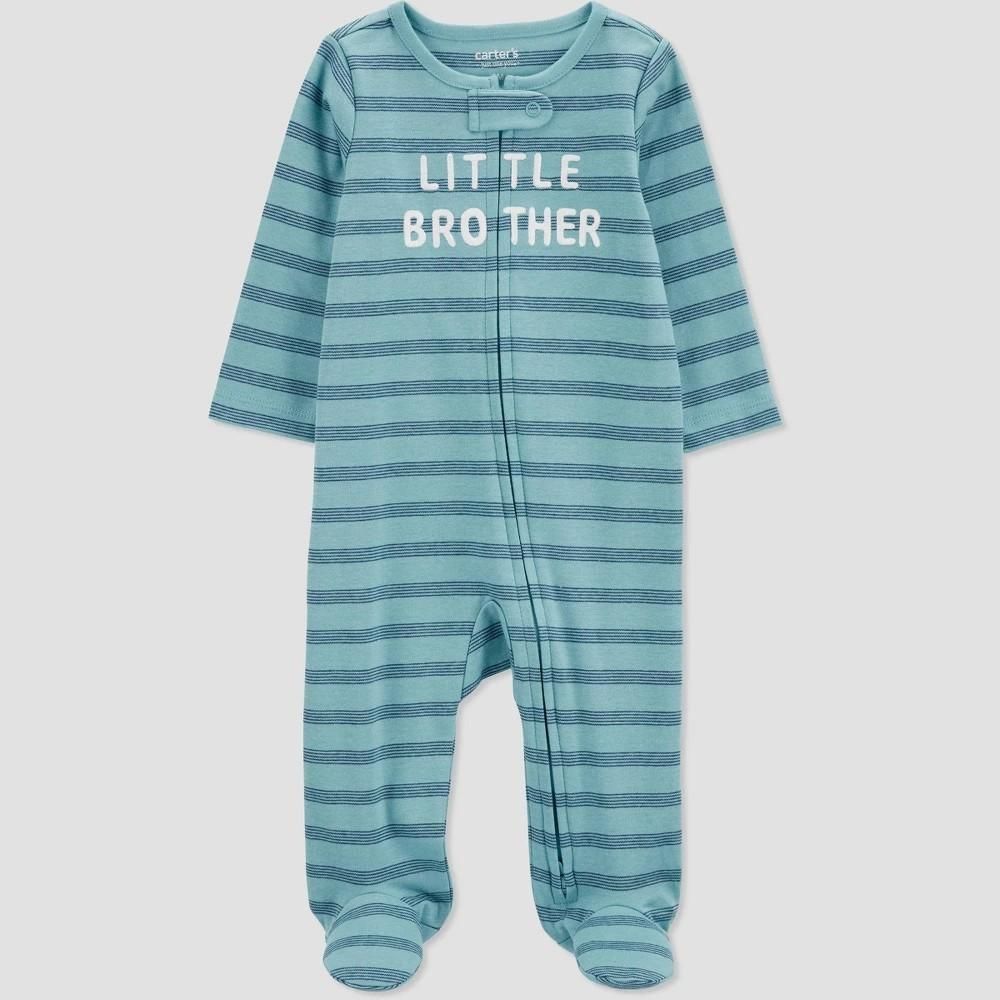 Carter's Just One You® Baby Boys' Striped Little Brother Sleep N' Play - Sz 6mo