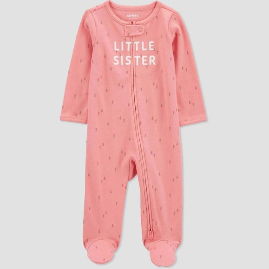 Carter's Just One You® Baby Girls' Floral Little Sister Sleep N' Play - Sz 9mo