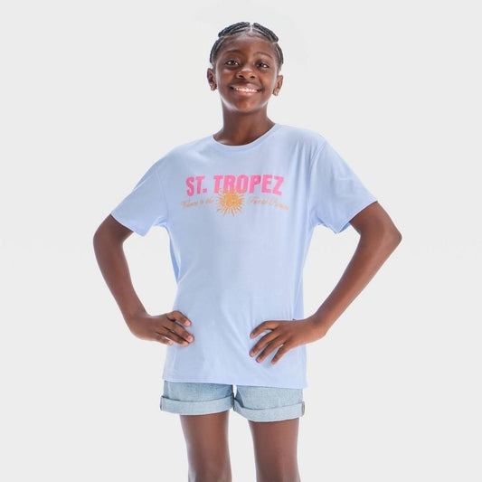 Art Class™ Oversized St.Tropez Graphic T-Shirt  - Sz 10/12